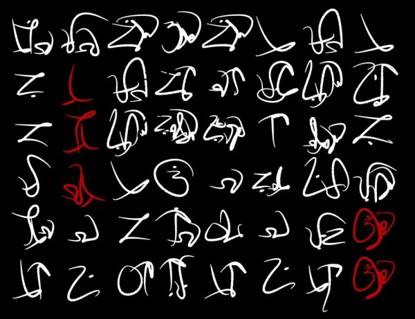 Fig. 2. Atin Ku Pûng Singsing, the most sacred song of the Kapampangan nation. It is a basultû or traditional Kapampangan song in the form of an enigma, where seemingly important messages are encoded in seemingly simple trivial words. [Calligraphy by Aljon Medina].
